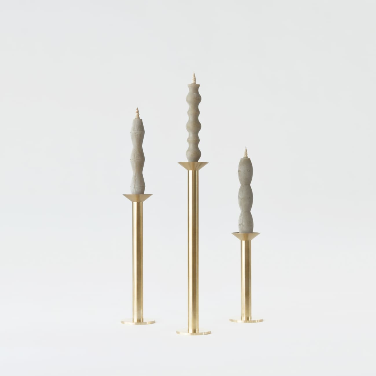 RATIO 100 Forged Brass Candle Holder