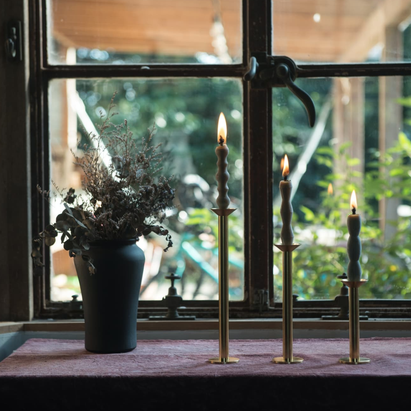 RATIO 200 Forged Brass Candle Holder